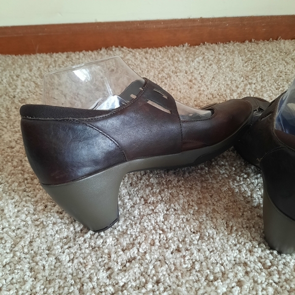 Merrell Cycling Evera Cross Bracken Brown Leather Heel Mary Jane J88896 Size 9 - Picture 11 of 16